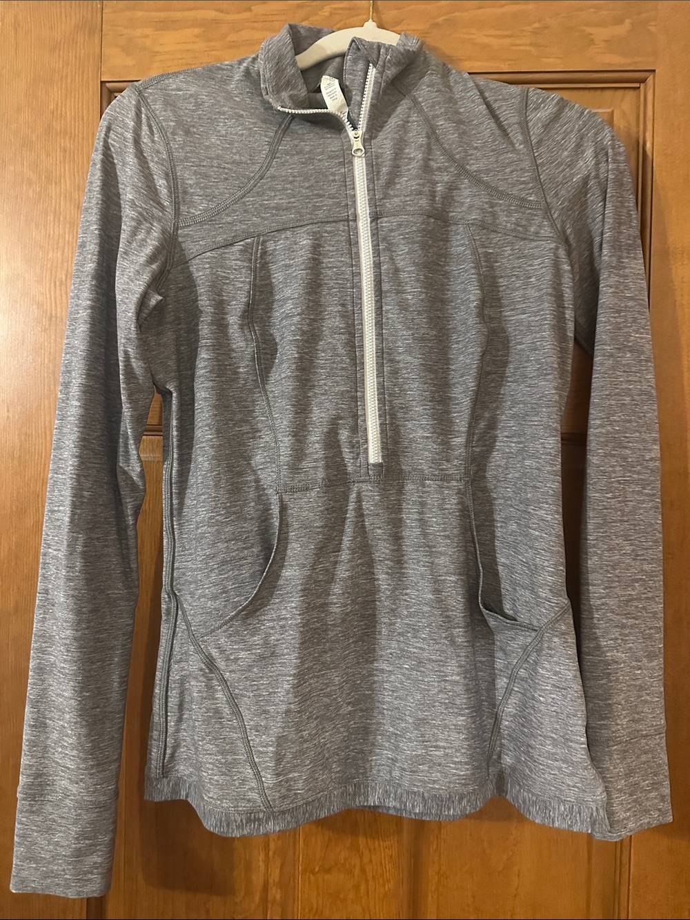 lululemon athletica Heather Gray Half-Zip Pullover